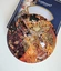 Dekoracyjny talerz do ciasta z łopatką średnica 30 cm Adele G. Klimta.jpg
